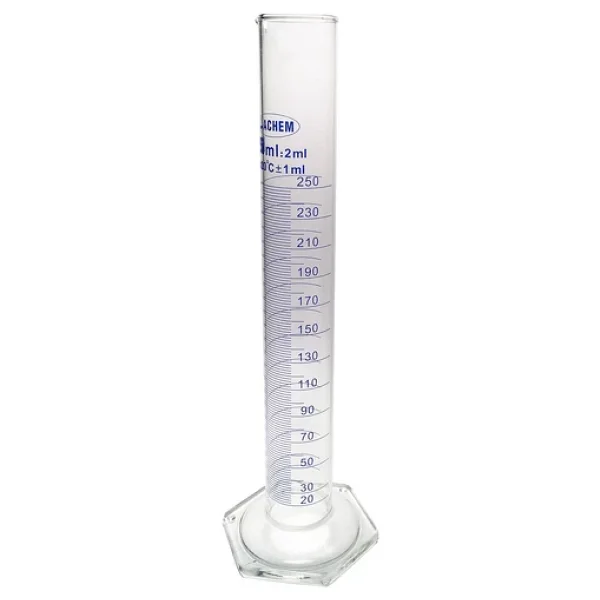 Achem 250Ml Cam Mezür Uzun Form Mavi Skala - Görsel 2