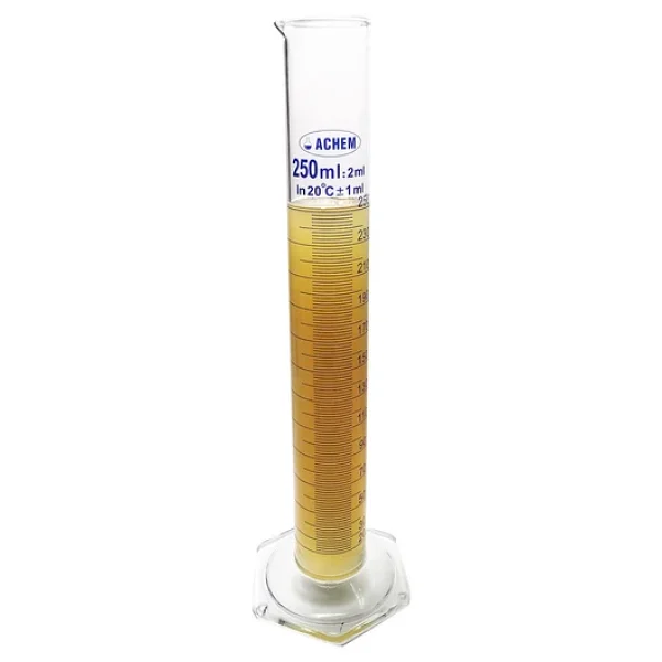 Achem 250Ml Cam Mezür Uzun Form Mavi Skala - Görsel 3