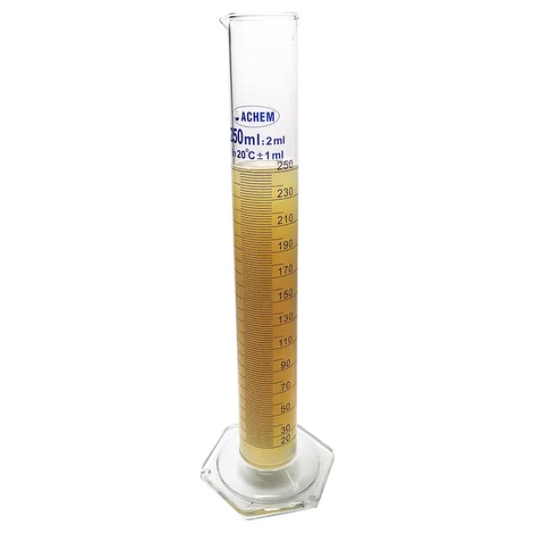 Achem 250Ml Cam Mezür Uzun Form Mavi Skala - Görsel 4