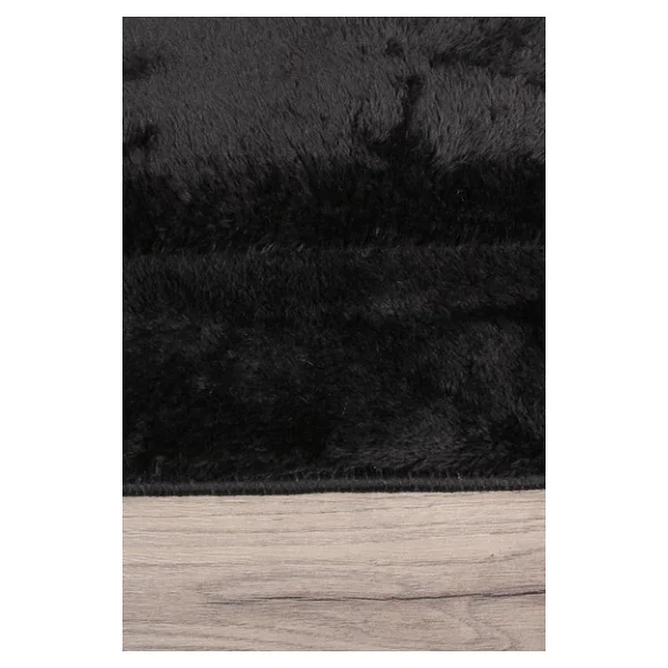 Relax Siyah 80X150 + 50X80 Cm Büyük Ebat 2Li Banyo Halısı Paspası Seti Kaymaz Klozet Takımı - Görsel 4