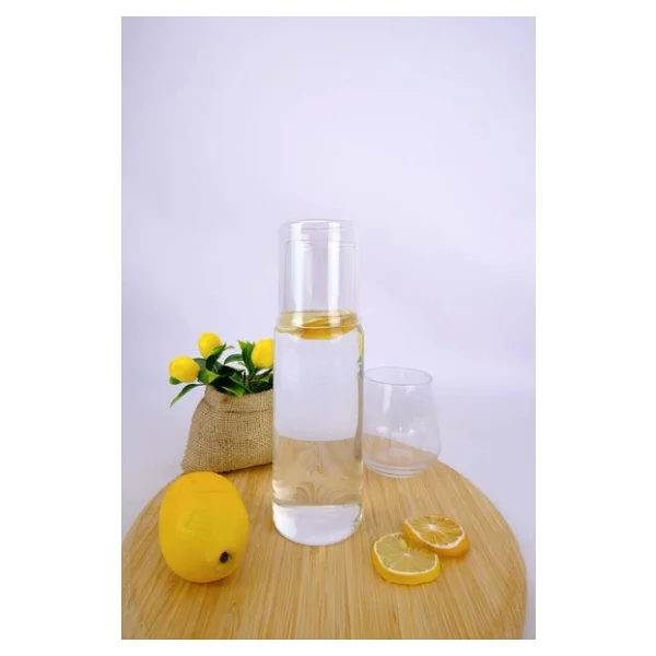 Digithome Cam Kapaklı Başucu Su ve Meşrubat Sürahisi Karaf Şişe 600 ml - H2O75975 C1-1-18 - Görsel 7