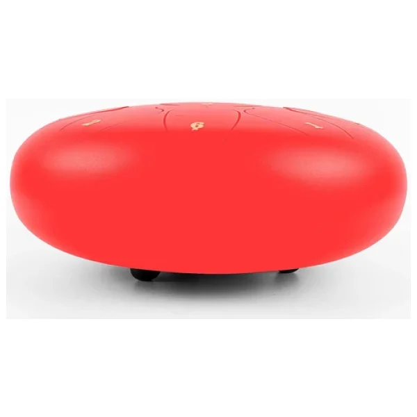 Jwin Jtn-1011 10 Inç 11 Ses Ton Çelik Handpan Tongue Drum Davulu - Kırmızı - Görsel 4