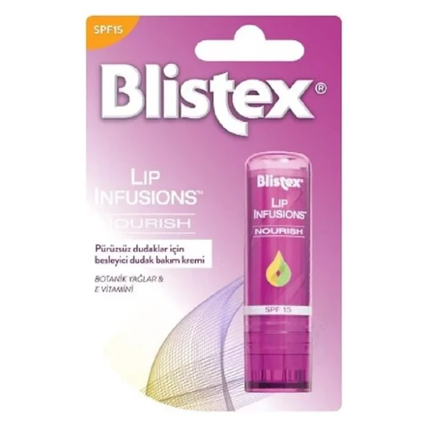 Blistex Lip Infusions Nourish Spf 15 Dudak Bakım Kremi 3.7 gr - Görsel 6