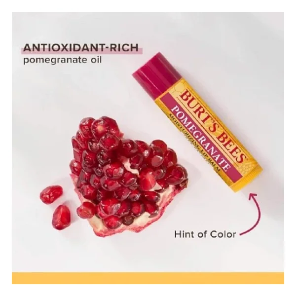 Burt's Bees Pomegranate Nar Lip Balm 4,25 gr Dudak Bakımı - Görsel 4