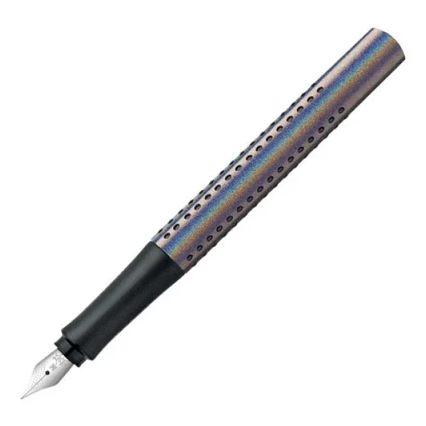 Faber-Castell Grip Edition Glam Gümüş Dolma Kalem - Görsel 6