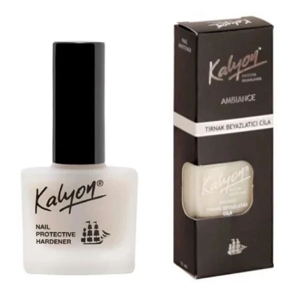 Kalyon Tırnak Beyazlatıcı Cila 11 ml + Tırnak Sertleştirici 2'li Set - Görsel 2