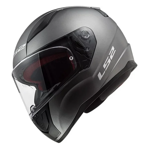 LS2 Rapid Mat Titanium Full Face Motor Kaskı - Görsel 4