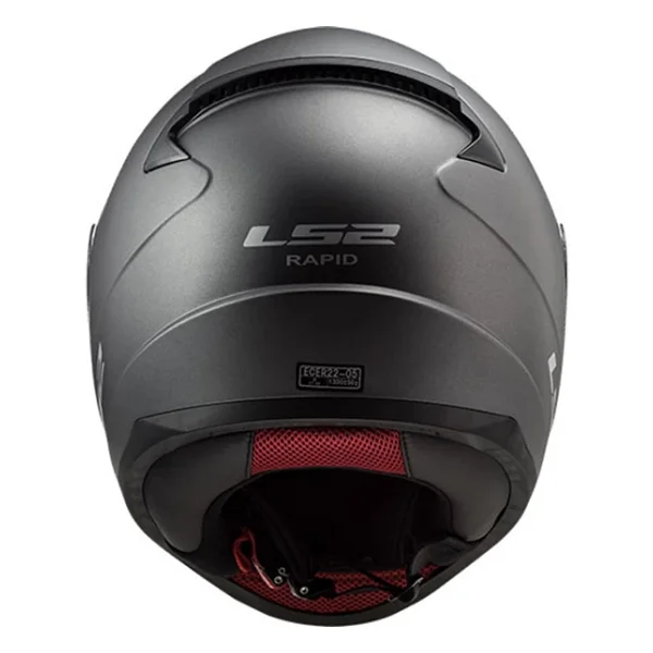 LS2 Rapid Mat Titanium Full Face Motor Kaskı - Görsel 5