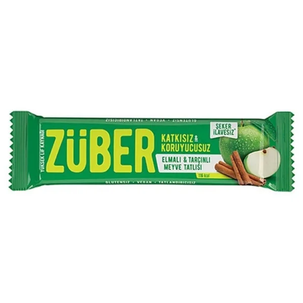 Züber Elmalı & Tarçınlı Meyveli Bar 40 gr - Görsel 3