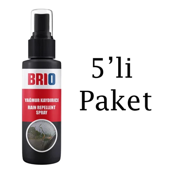 Brio Yağmur Kaydırıcı Sprey 250 Ml 5'li Paket - Görsel 2