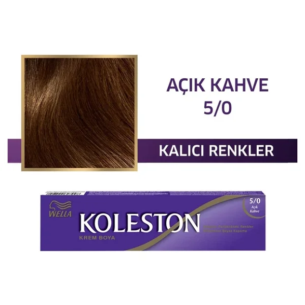 Koleston Single 5.0 Açık Kahve Saç Boyası - Görsel 4