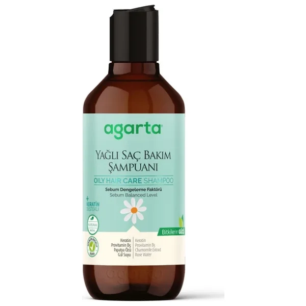 Agarta Doğal Yağlı Sebum Dengeleyici Şampuan 400 ml - Görsel 2