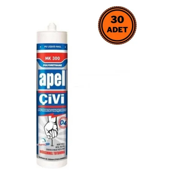 Apel 390 gr Silikon Sıvı Çivi 30 Adet - Görsel 3