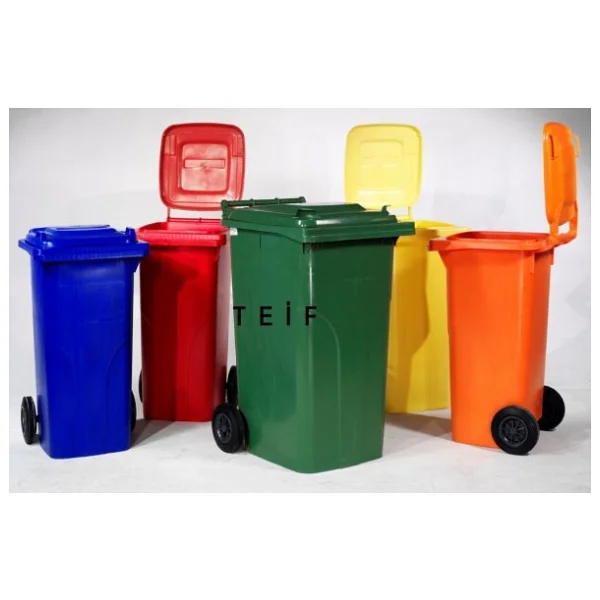 Safell Plastik Çöp Konteyneri 120 Litre Konteyner - A+ Isıya Karşı Dayanıklı Malzeme - Yeşil - Görsel 6