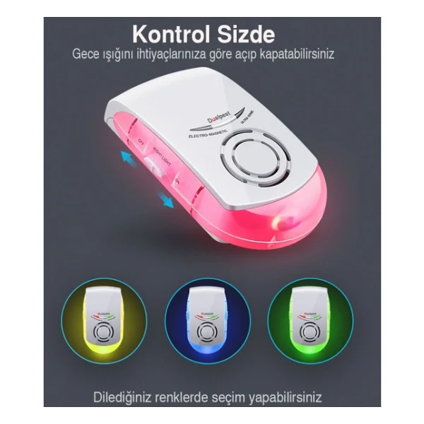 Dualpest AN-A633 Ultrasonik Fare Haşere Kovucu - Görsel 4