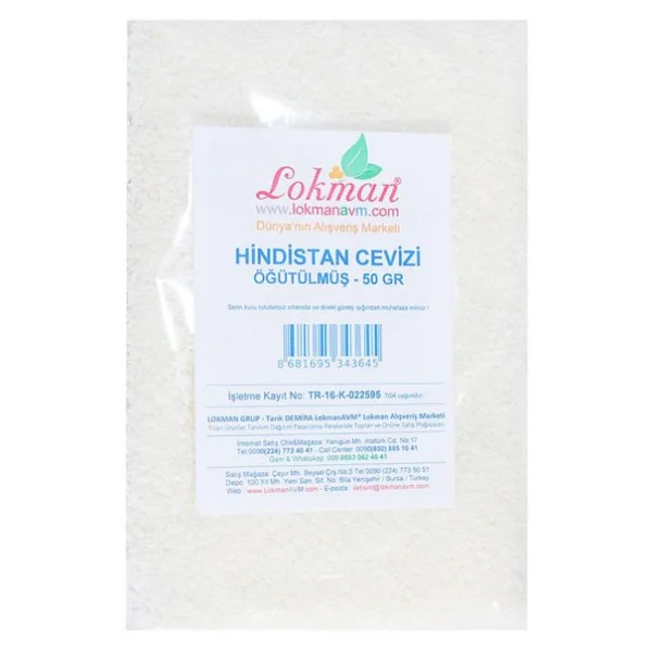Dogal Ogutulmus Saf Hindistan Cevizi Katkisiz 50Gr - Görsel 3