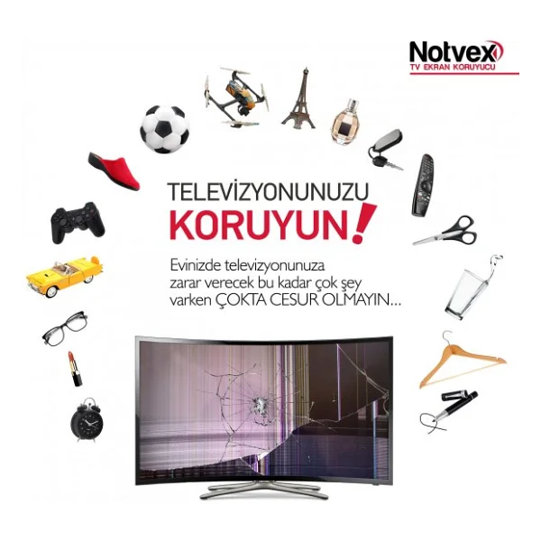 Notvex 65 İnç 165 Ekran Curved Tv Ekran Koruyucu - Görsel 5
