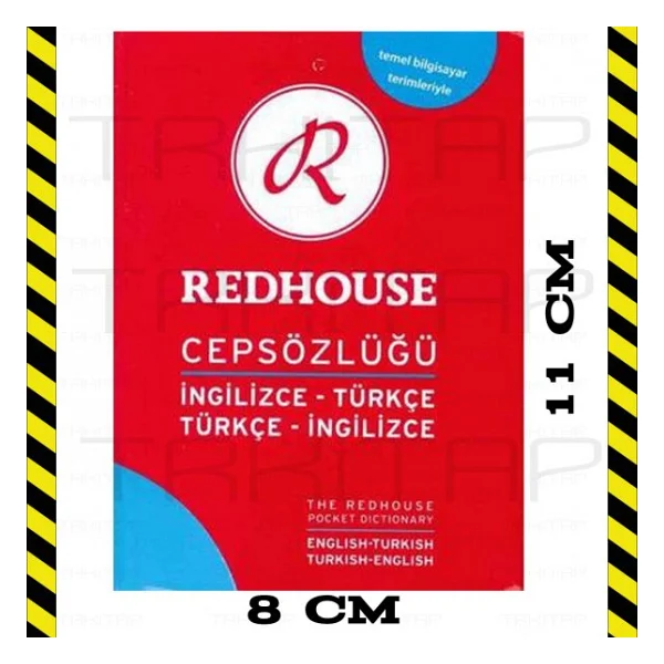 İngilizce Türkçe Sözlük Redhouse Cep Sözlüğü Küçük Boy Rs-004 - Görsel 4