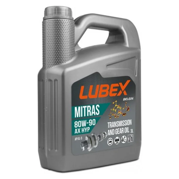 Lubex Mitras AX HYP 80W-90 3 Lt Manuel Şanzıman Dişli Yağı (4 Adet) - Görsel 5
