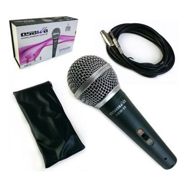 Osawa OSW-58 600 Ohm Dinamik Kablolu El Mikrofonu - Görsel 4