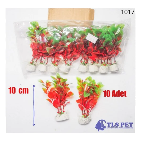 TLS 10LU Yapay Akvaryum Bitkisi Dekoru 1017 10 cm - Görsel 2