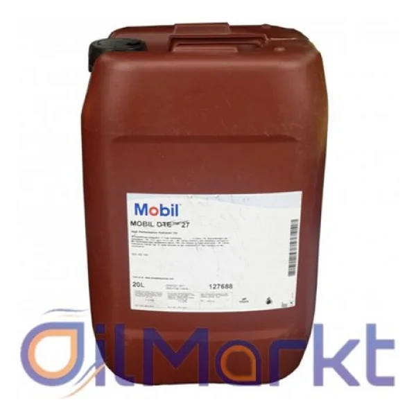 Mobil DTE 27 Ultra ISO VG 100 20 lt Hidrolik Yağı - Görsel 3