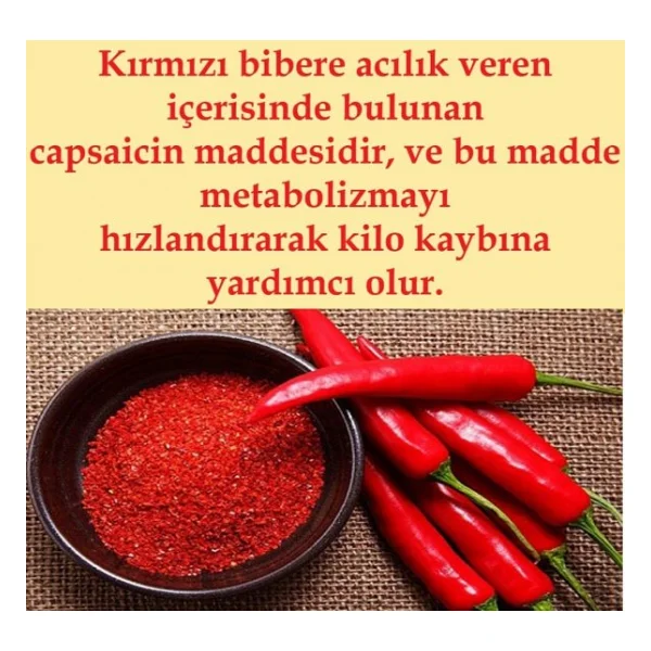 Parmak Baharat Zehir Acı Frenk 1000 gr Pul Biber - Görsel 5