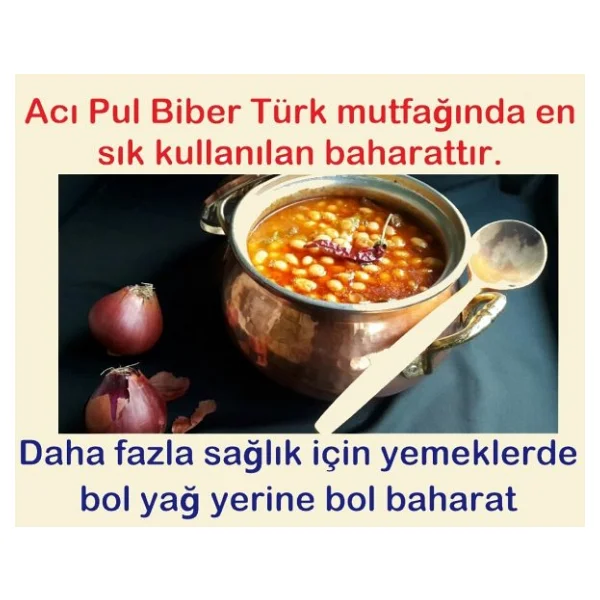 Parmak Baharat Zehir Acı Frenk 1000 gr Pul Biber - Görsel 8