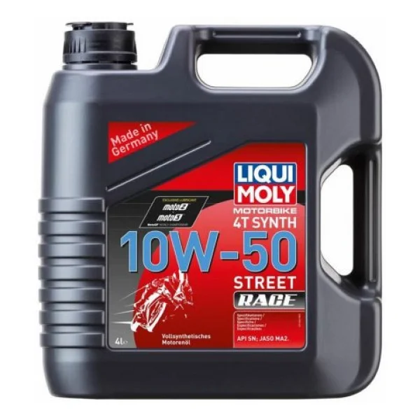 Liqui Moly Street Race 10W-50 4T 4 lt Motosiklet Yağı - Görsel 6
