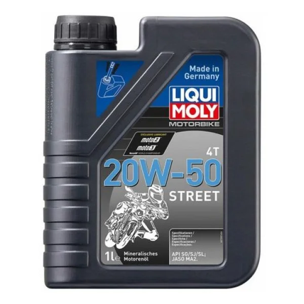 Liqui Moly Basic Street 20W-50 4T 1 lt Motosiklet Yağı - Görsel 4