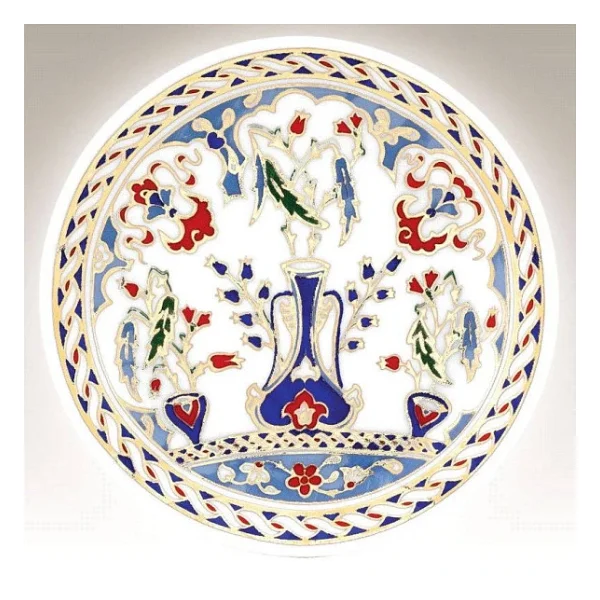 Kütahya Porselen 10 cm El Dekoru Tabak Dekor No 01178 - Görsel 2