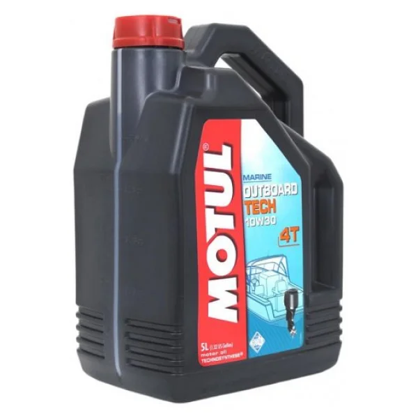 Motul Marine Outboard Tech 10W-30 4T 5 lt Tekne Motor Yağı - Görsel 4