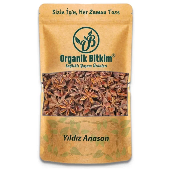 Organik Bitkim Yıldız Anason 1 kg - Görsel 7