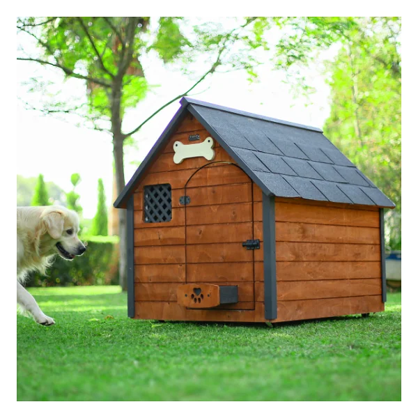 Mandu Isı Yalıtımlı XLarge Ahşap Köpek Kulübesi - Görsel 5