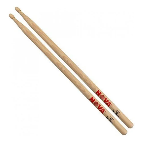 Vıcfırth N5B Baget(Çift) Nova 5B Wood, Hickory, 16"x0.595" Med - Görsel 2