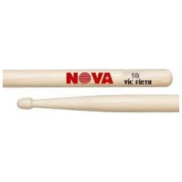 Vıcfırth N5B Baget(Çift) Nova 5B Wood, Hickory, 16"x0.595" Med - Görsel 4