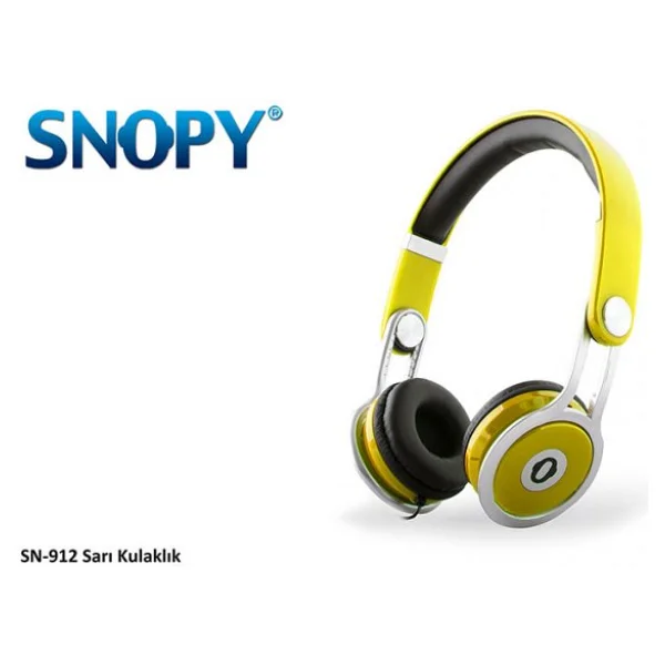 Snopy SN-912 Mikrofonlu Kulak Üstü Kulaklık - Görsel 2