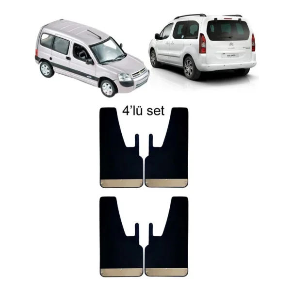 Citröen Berlingo 2003-2008 4lü Krom Paçalık, Çamurluk, Tozlukcıt0sx016 - Görsel 2