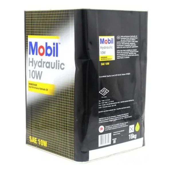 Mobil Hydraulic 10W 16 Kg Tek Dereceli Hidrolik Yağı - Görsel 5