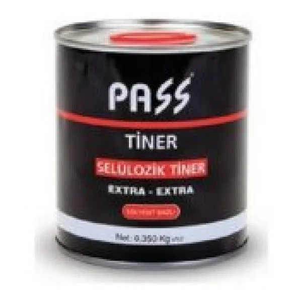 Pass Selülozik Tiner 1/2 350 ML - Görsel 3