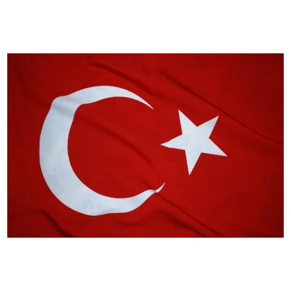 Türk Bayrağı 100x150 cm Alpaka Kumaş - Görsel 6