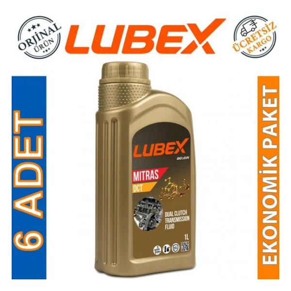 Lubex Mitras DCT 1 Lt Çift Kavramalı DCT Şanzıman Yağı (6 Adet) - Görsel 4