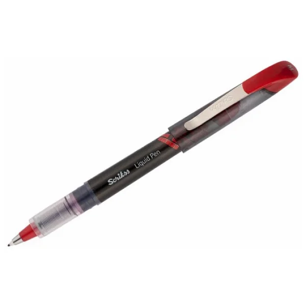 Scrikss LP-68 Liquid 0.7 mm Kırmızı Roller Kalem - Görsel 5
