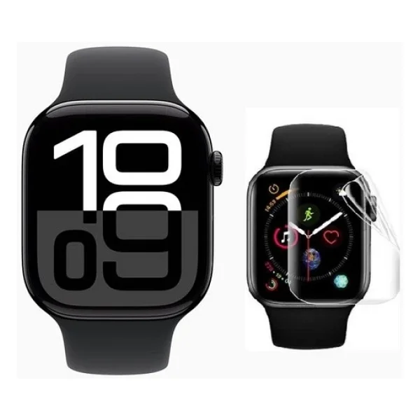 Apple Watch 10 42Mm 6 Adet Uyumlu Şeffaf Ultra Koruyucu Nano Jelatin - Görsel 2