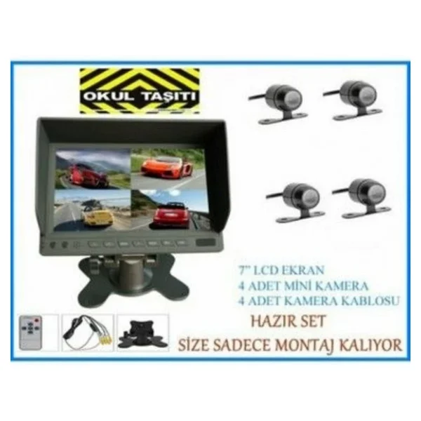 Audiomax Mx2037r Servis Araçları İçin 4 Kameralı Kayıt Sistemi - Görsel 2