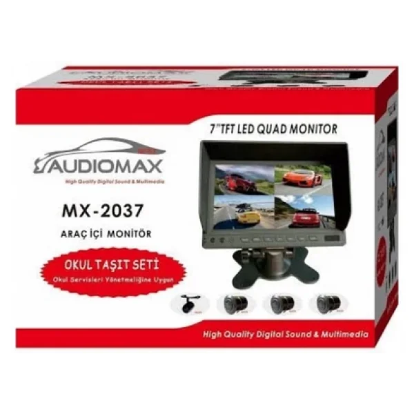 Audiomax Mx2037r Servis Araçları İçin 4 Kameralı Kayıt Sistemi - Görsel 3
