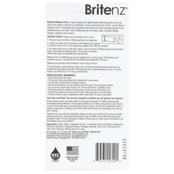 Britenz Diş Beyazlatma Kalemi 1.5 ML - Görsel 6