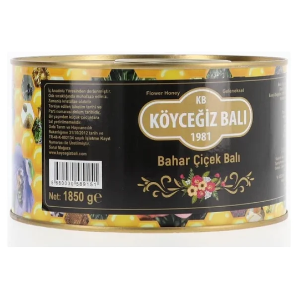 Köyceğiz Bahar Çiçek Balı Teneke 1.85 kg - Görsel 2
