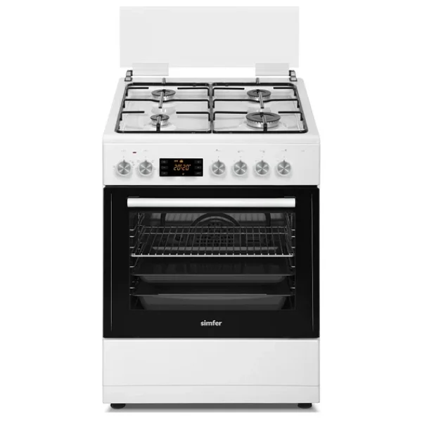 Simfer 1223 Multi Turbo Beyaz Ocaklı Fırın - Görsel 6