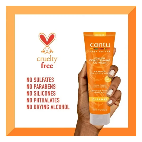 Cantu Kıvırcık ve Dalgalı Saçlar İçin Shea Yağı Komple Saç Bakım Kremi 283 gr - Görsel 7